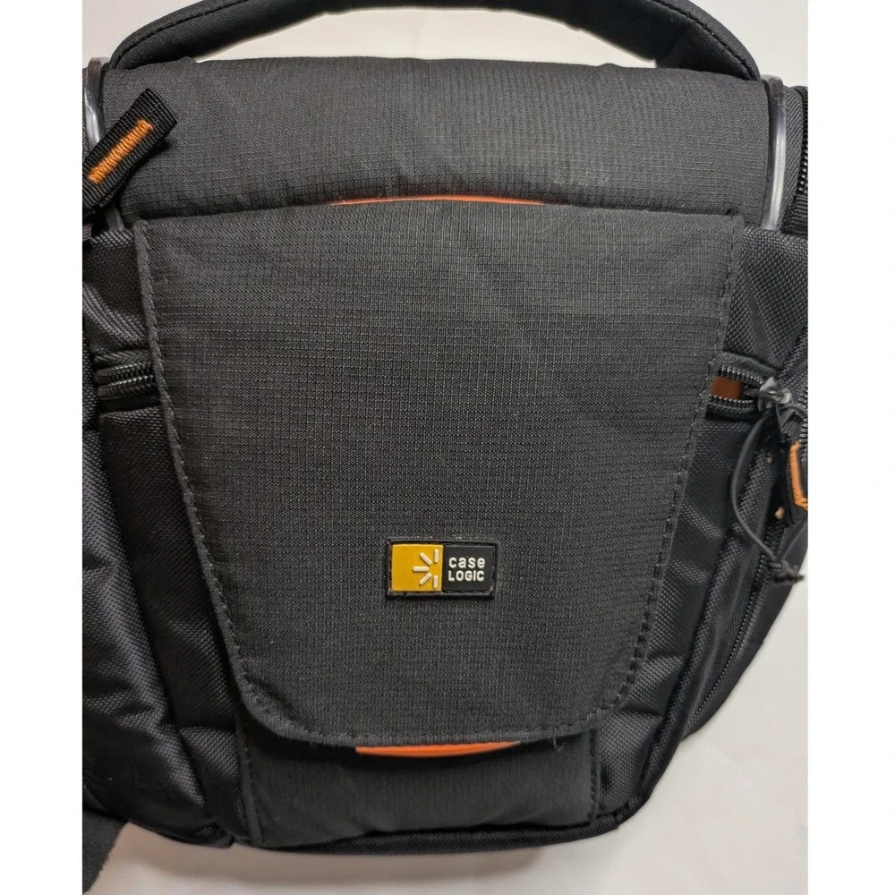 Case Logic 120.581 DSLR Camera Sling Bag SLR Suspension Black Orange EUC